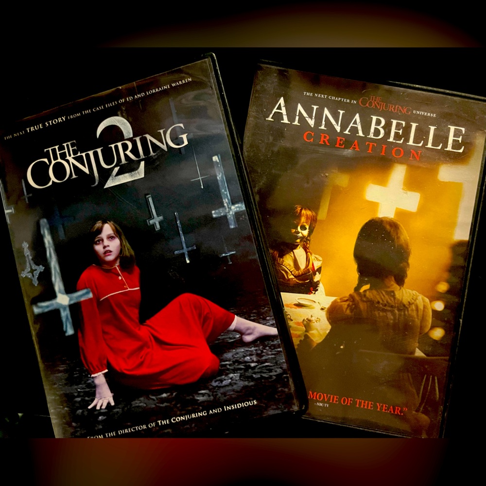 2-BUNDLE conjuring 2 and annabelle creation DVDS